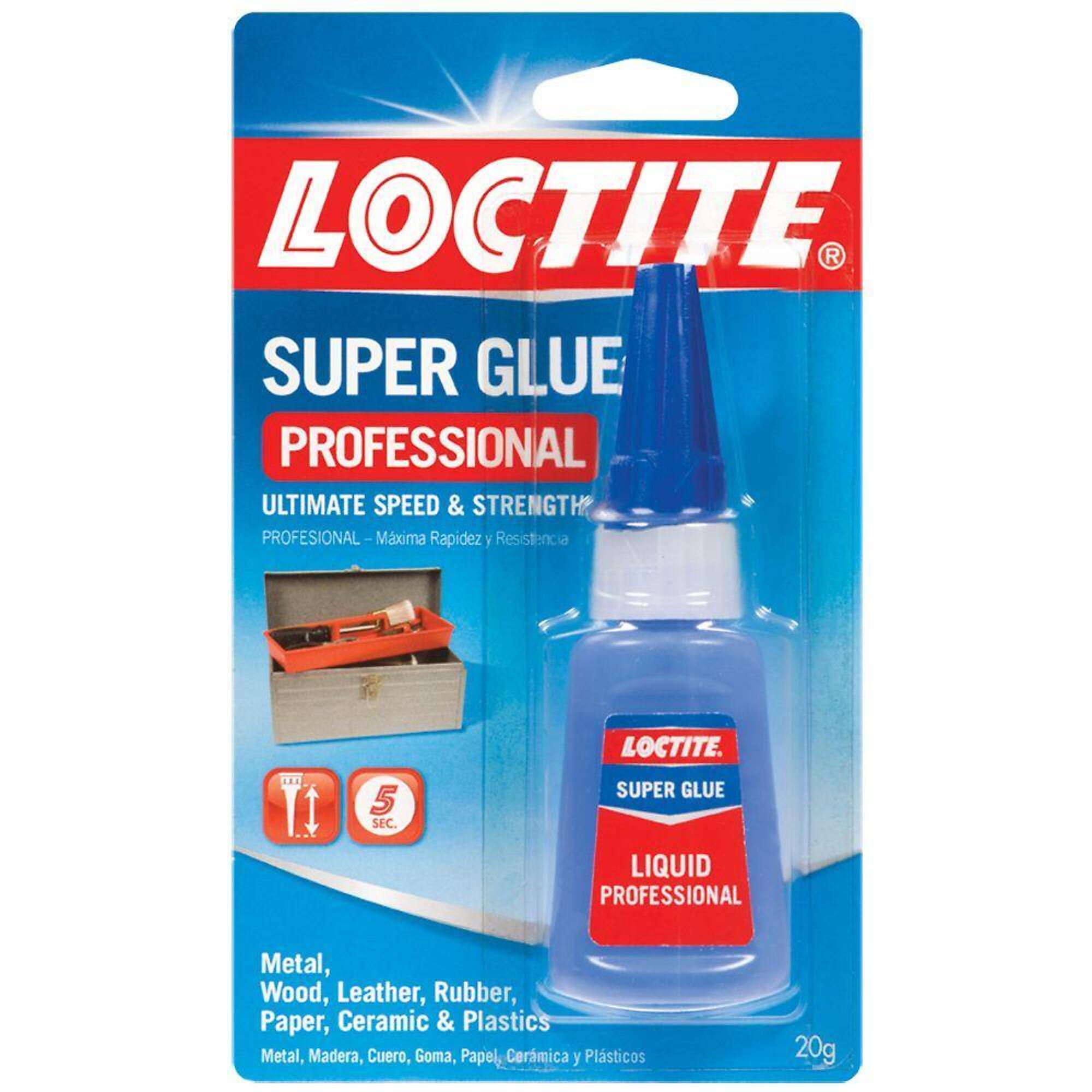 Loctite Super Glue Professional 20g Bottle, 4PK